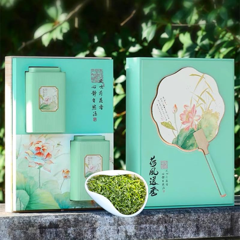 Pre-ming Biluo Tea Premium High Mountain Yunwu Mao Jian Green Tea Ganlu Tender Buds Mao Jian明前新茶碧螺春高山云雾毛尖绿茶甘露嫩芽毛尖礼盒装500g