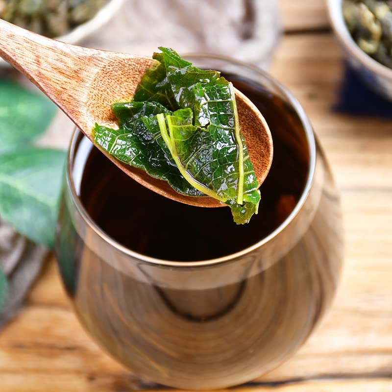 Mulberry Leaf Tea 125g Natural Premium Canned After Frost Mulberry Leaf 4.40ozChinese Health Mulberry Leaf Granules Mulberry Treasure Tea Canned Mulberry Leaf Tea 霜后桑叶茶