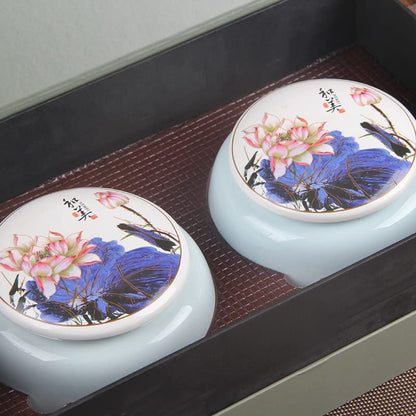 Yunnan Glutinous Fragrance Tea 500g Fossil Puerh Tea Glutinous Fossil Broken Silver Ripe Tea and Premium Gift Box Tea Set for Tea Lovers 糯米香碎银子熟茶和美礼盒装茶叶