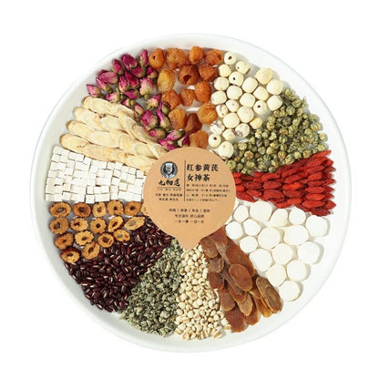 Chinese Herbal Tea Small Cans Tea Red Dates Cinnamon Combination Women's Tea Health Tea Generation Tea 红参黄芪茶女神茶小罐茶