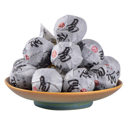 Premium Puerh Tea Raw Tea Yiwu Xiaolongzhu Tea Big Tree Tea Mini Tuo Tea Deliciously Smooth Green tea 250g Thick and sweet 普洱茶生茶 易武小龙珠茶大树茶迷你小沱茶250g