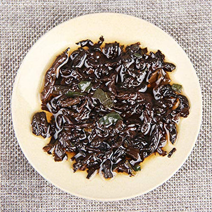 Yunnan Natural and Additive-free Glutinous Rice Fragrance Pu-erh Tea Pu-erh Ripe Tea Black Tea Longzhu Individual packaging Pu-erh Tea Tuo Tea 糯米香普洱茶 普洱熟茶龙珠500g