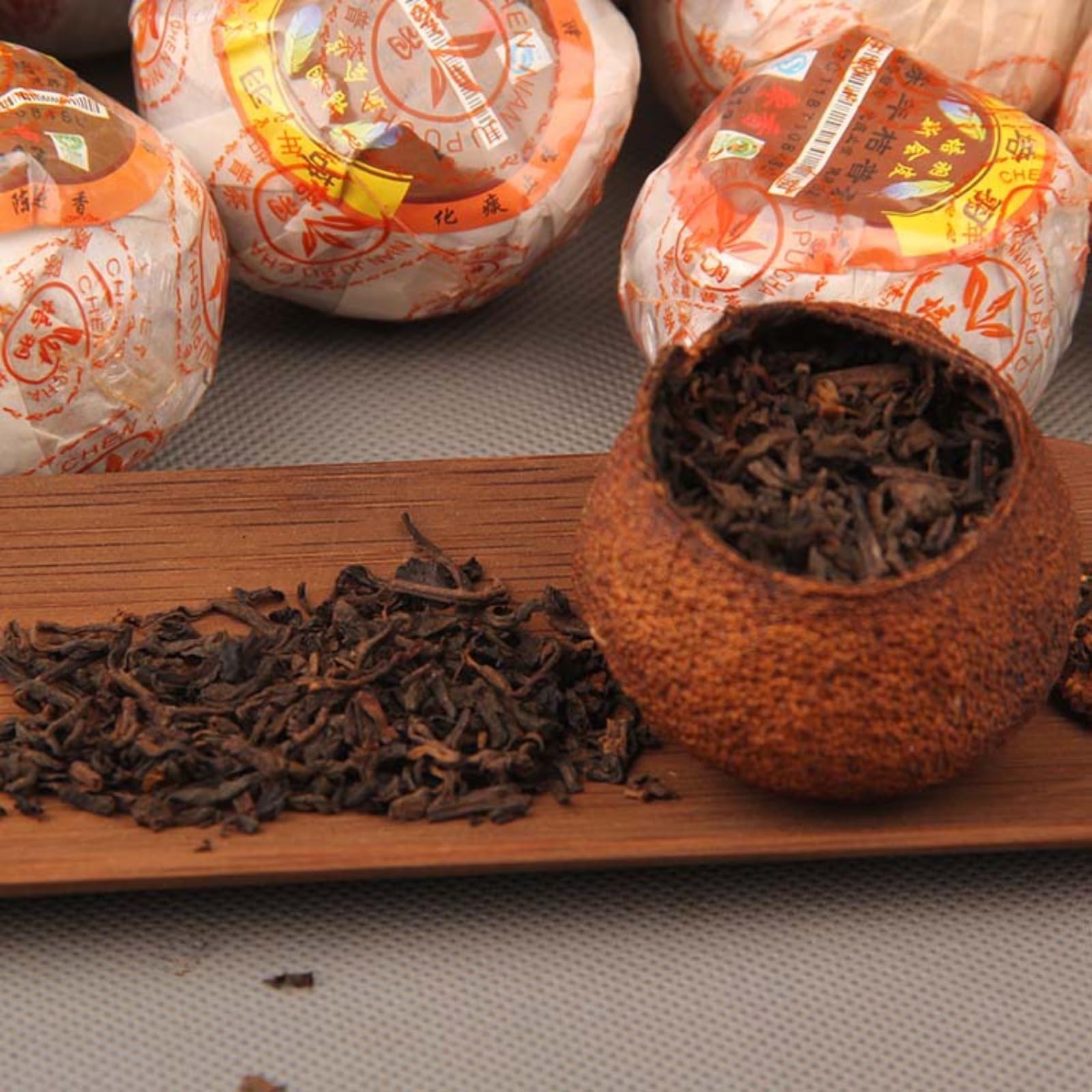 Chen Pi Puerh Tea Cooked Tea 500g Citrus Tea Tangerine Tangerine ...