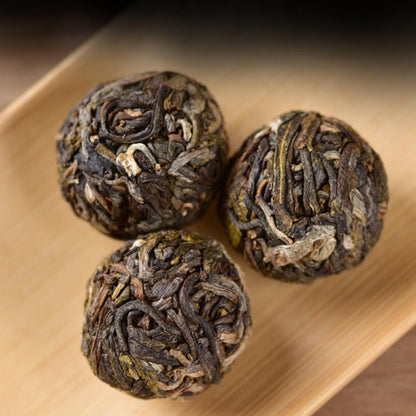 Premium Puerh Tea Raw Tea Yiwu Xiaolongzhu Tea Big Tree Tea Mini Tuo Tea Deliciously Smooth Green tea 250g Thick and sweet 普洱茶生茶 易武小龙珠茶大树茶迷你小沱茶250g