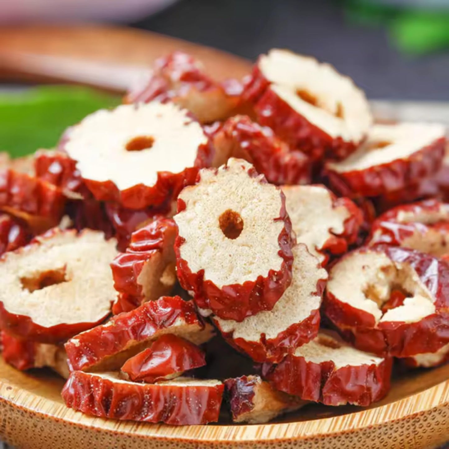 Dried Jujube Slices Canned Herbal Tea Infusion 5.64oz Fruit Tea Without Kernel Dry Eating Red Dates Dried Jujube Rings 160g 红枣片干罐装 160g