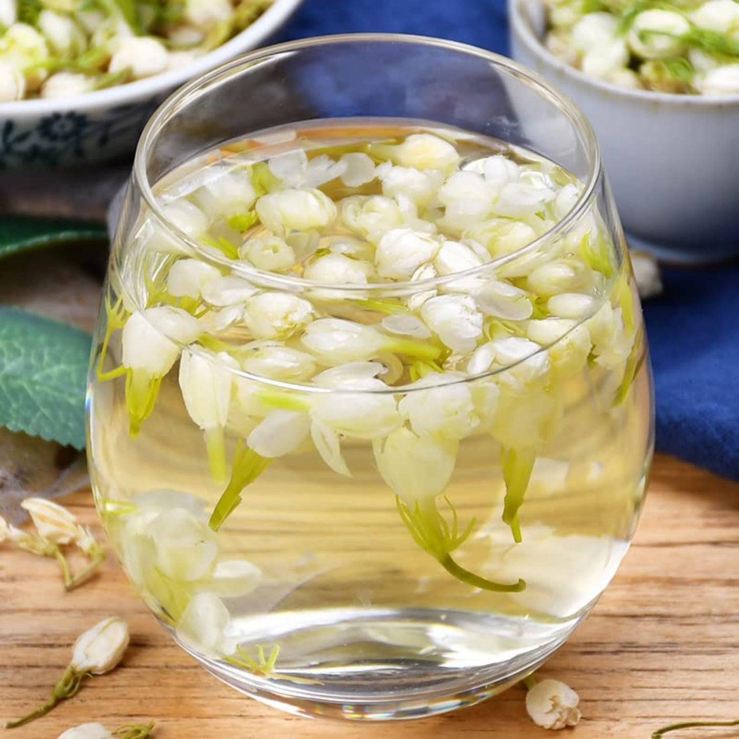 Jasmine Tea Leaves Herbal Tea 1.76oz Jasmine Pod Tea Fresh Jasmine Dried Jasmine Canned 50g干茉莉花罐装50g