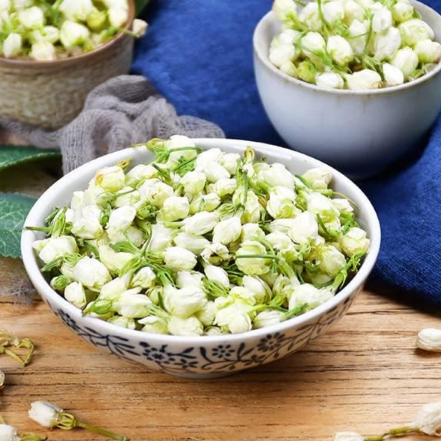 Jasmine Tea Leaves Herbal Tea 1.76oz Jasmine Pod Tea Fresh Jasmine Dried Jasmine Canned 50g干茉莉花罐装50g