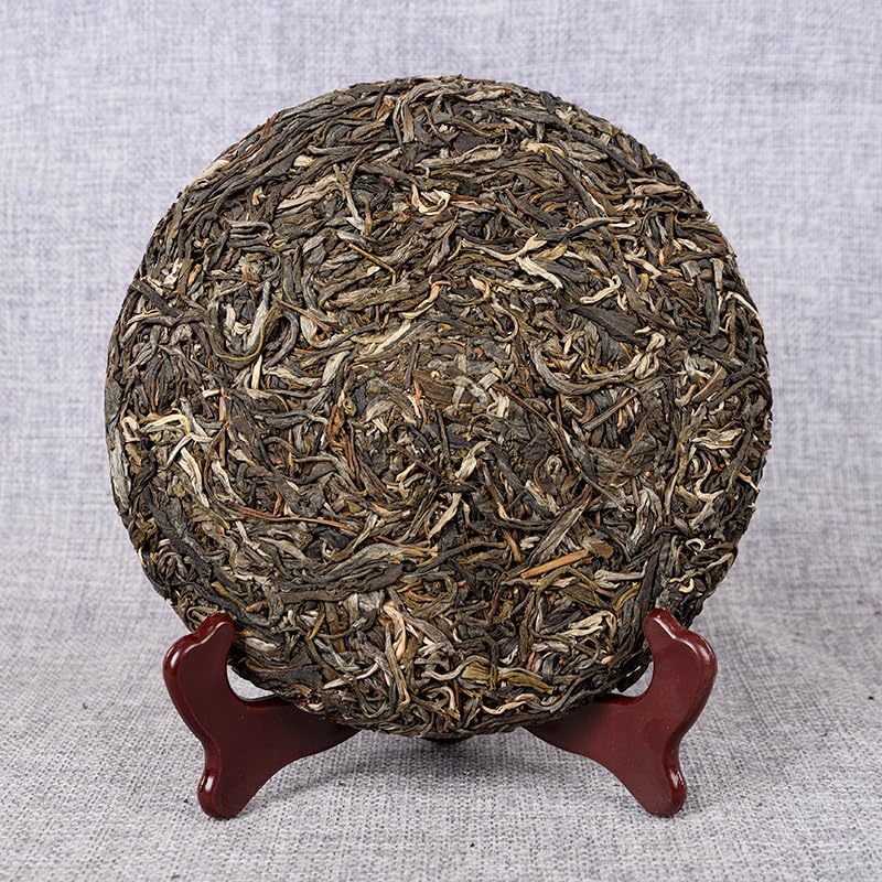 Natural and Additive-free Banzhang Raw Tea Tea Cake Old Banzhang Raw Tea Cake Yunnan Spring Tea 357g Chinese Green Tea 班章生茶 茶饼 老班章生饼357g