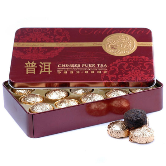 Puerh Ripe Tea Chen Xiang Puerh XiaojinTuo 75g Tea Puerh Tea Mellow Ripe Tea Original Small Tuo Tea Deliciously Smooth Black tea 普洱熟茶 陈香普洱小金沱 茶叶 普洱茶醇香熟茶原味小沱茶