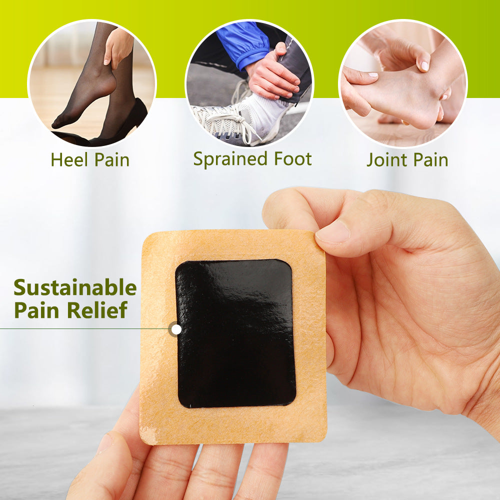 3 Packs,Heel pain Relief patch / Heel Pain Treatment /Joint Pain and Bruise /Joint Torpor and Stiffness 24pcs (3 Packs*8pcs) 足底/脚后跟,肌腱痛 关节膏药贴