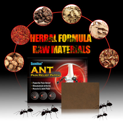3 Packs, Ant Poison Relief patches / Powerful Pain Relief / Rheumatoid Arthritis / Muscle & Joint Pain 24pcs (3 Packs*8pcs)  蚂蚁关节膏药贴肩颈腰腿骨科护理贴