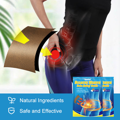 3 Packs,  Sciahig Nnerds Hip Spraine, Body loints Caree Pain Relief Patch (8pcs/bag)*3 坐骨神经止痛贴久坐群体臀胯不适