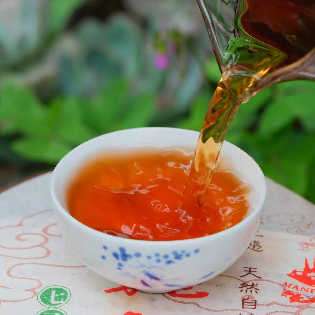Old Ripe Tea China Yunnan LongSheng Qizi Cakes 0638 Pu-erh Ripe Tea Cake Chen Xiang Jujube Fragrance Pu-erh Tea Black Tea