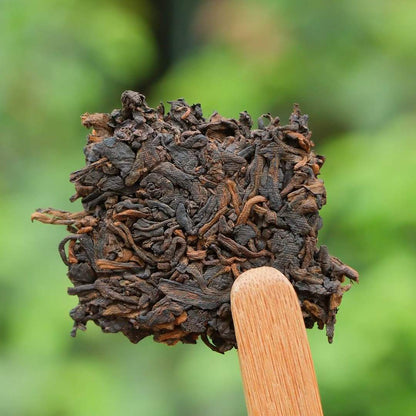 Old Ripe Tea China Yunnan LongSheng Qizi Cakes 0638 Pu-erh Ripe Tea Cake Chen Xiang Jujube Fragrance Pu-erh Tea Black Tea