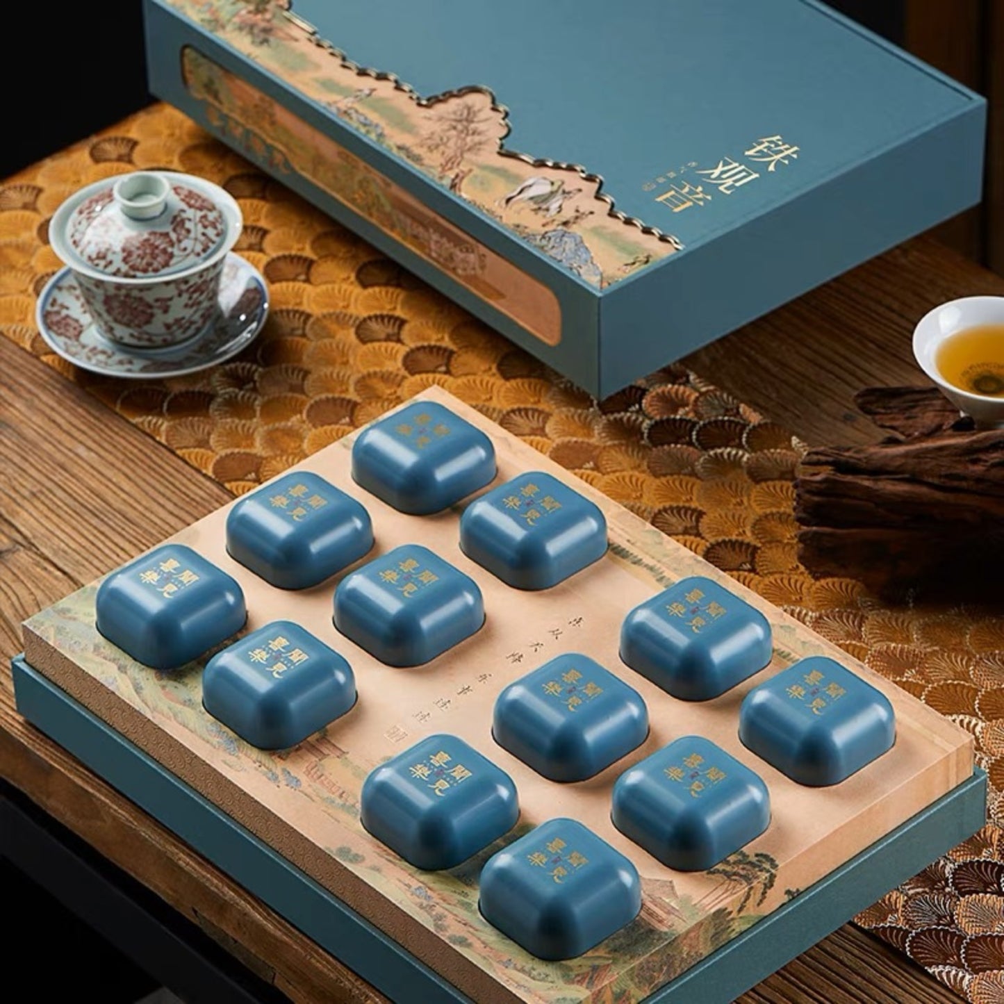 Premium Anxi Original Tieguanyin Tea 180g High Mountain Orchid Rhyme Traditional Craftsmanship 1725 Tieguanyin Small Can Gift Tea 新茶铁观音安溪 高山兰花韵传统手作1725铁观音小罐礼茶