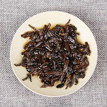 Premium Yunnan Puerh Tea Gift Cooked Tea, Loose Tea, Aged Tea, Matching Canister 100g / 3.52oz Rich and Aromatic Black Tea from China 云南普洱茶礼盒 熟茶散茶陈香 搭配精美罐装散茶 100g