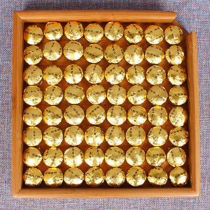Yunnan Pu-erh Tea Gnomic Fragrance Ripe Pu-erh Tea Mini Golden Leaf Aged Pu-erh Gnomic Fragrance Ripe Tea Tuo 500g