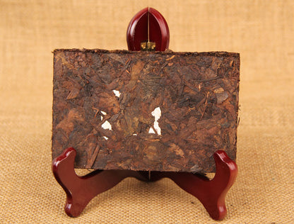 Pu-erh Tea Aged Tea Bamboo Shoot Shell Date Tea Brick Yunnan Pu-erh Brick Tea Ripe Tea Black Tea 250g