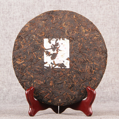 Aged Puerh Tea Black Tea Chen Xiang Gong Ting ChenYun Ripe Tea QiaoMu QiZi Cake Tea Cake 357g