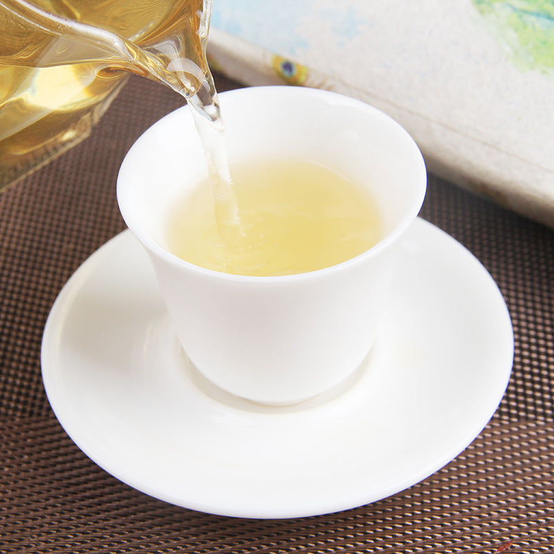 Peacock Green Brick Ancient Tree Tea Puerh Tea Raw Tea Brick 1000g Raw Tea Brick Ration Tea Green Tea