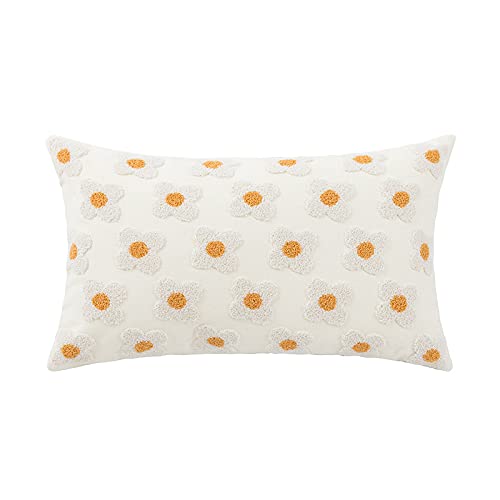 Nordic Ins Style Embroidered Throw Pillow Covers Sofa Head Cushion Covers Waist Pillow Tufted Tassel Floating Window Futon Pillow Covers