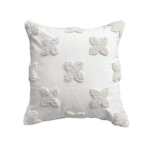 Bohemia Nordic ins Style Pillow Sofa Tufted Cushion Cover Tassel Pillow Cover Embroidered Waist Pillow Cover Decorative Pillow Covers 18x18