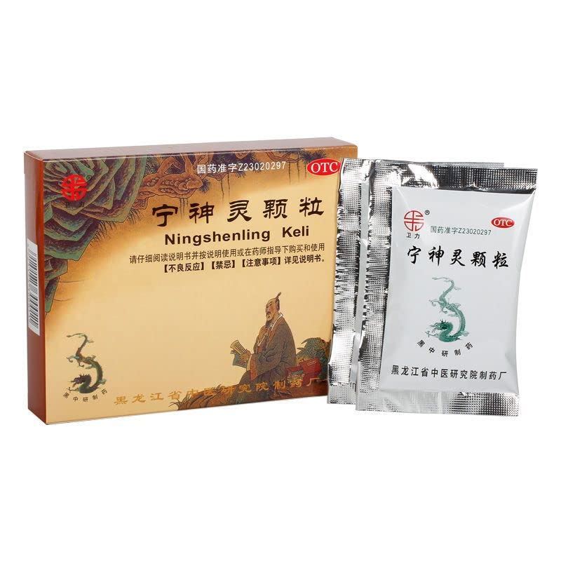 1 Box, Ningshenling Keli 14g*6 Bags / Box 宁神灵颗粒