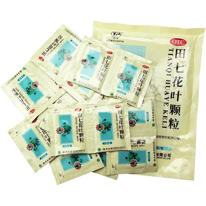 1 Box, Tianqi Huaye Keli 10g*20 Small Bags / Bag 田七花叶颗粒
