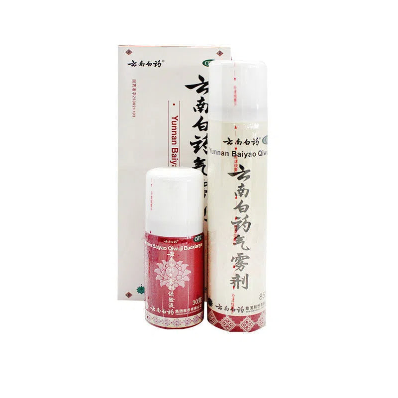 1 Box YNBY Qiwuji Penwuji  85g+30g/Box 云南白药喷雾剂气雾剂85g+30g/1盒