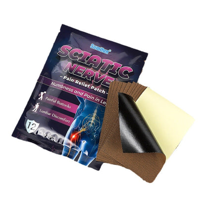 3 Packs, Sciatic Nerve Acupuncture Patch Ointment Patch, Numbness and Pain, health patch 坐骨神经穴位贴膏药贴12贴/袋
