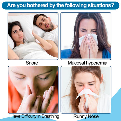 3 Packs, Cool and refreshing Ventilation nasal Strips, Offers relief from nasal congestion 止鼾鼻贴缓解鼻塞感冒鼻炎打鼾