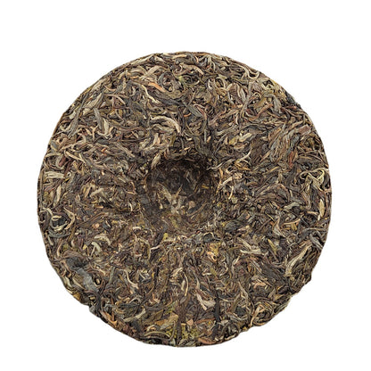 Pu'er Raw Tea Cake 357g Yunnan Ancient Six Great Tea Mountains Ancient Tree Pu'er Yunnan Qizi Cake Raw Tea Green Tea